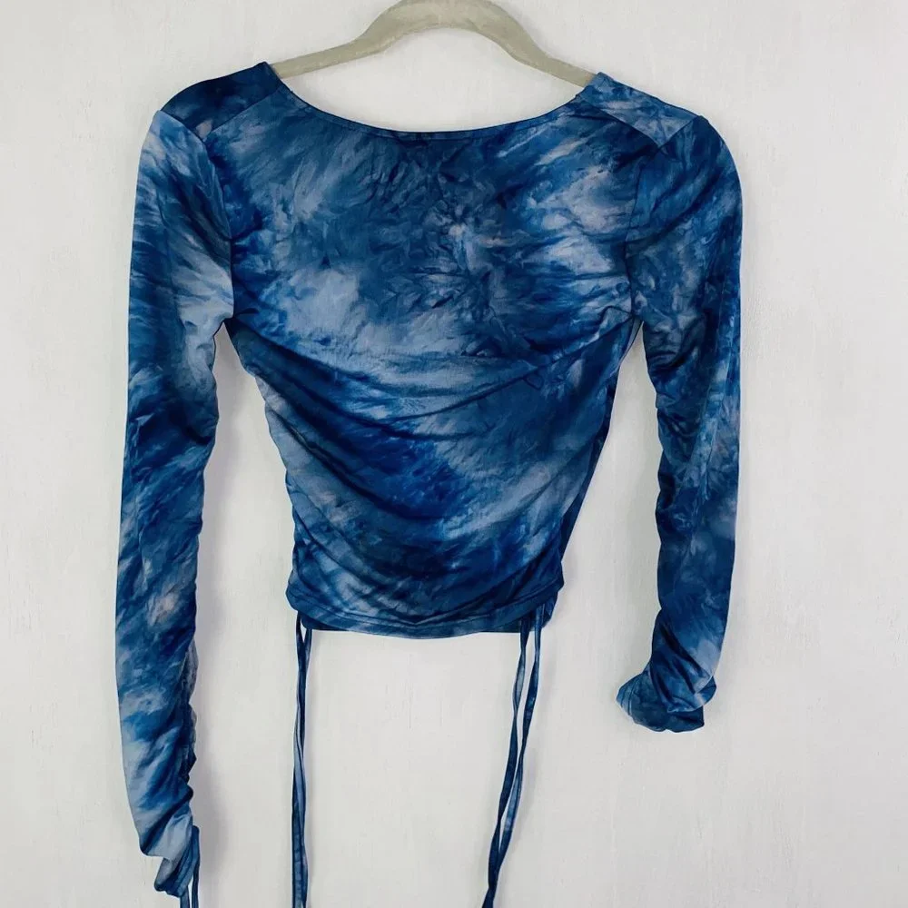 Lovers + Friends Dory Top in Blue Tie Dye - Picture 5 of 5